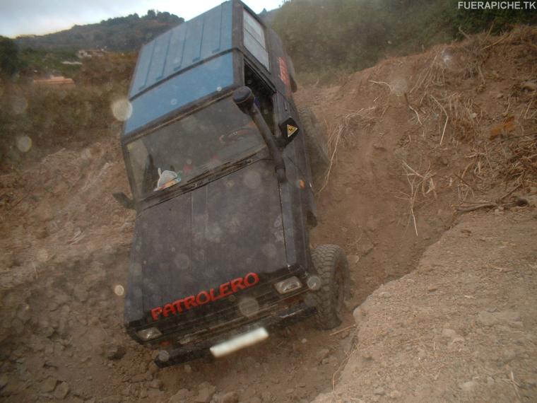 Nissan Patrol en trialeras 4x4